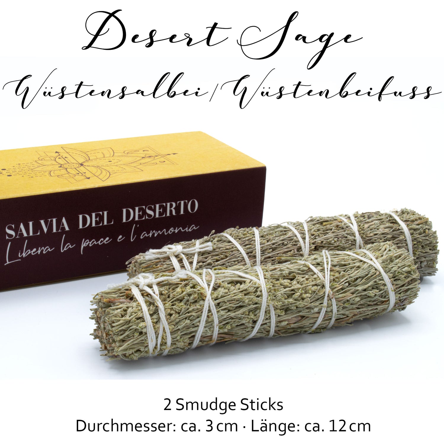 Desert Sage Smudge · Wüstensalbei / Wüstenbeifuß · Räuchern Smudging Räucherzeug für positive Energie - AMADO-SelfCare