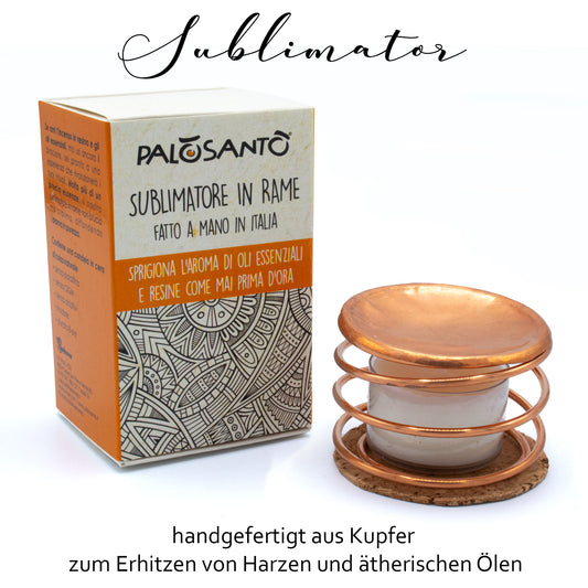 Harz Brenner - Sublimator aus Kupfer - AMADO-SelfCare